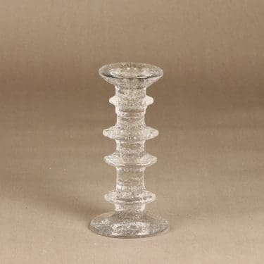 Iittala Festivo kynttilänjalka, 4-solmuinen, suunnittelija Timo Sarpaneva, 4-solmuinen, signeerattu