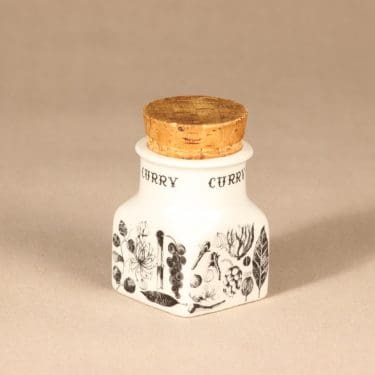 Arabia Spice jar Curry designer Esteri Tomula