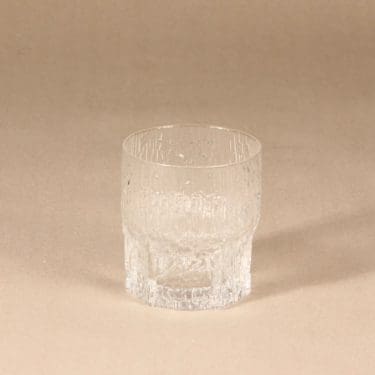Iittala Aslak viskilasi, kirkas, suunnittelija Tapio Wirkkala,