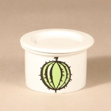 Arabia Tutti frutti purnukka, karviainen, suunnittelija Ulla Procope,