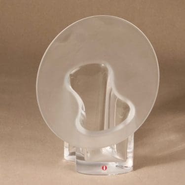 Iittala Marcel malja, signeerattu, suunnittelija Timo Sarpaneva, signeerattu, signeerattu