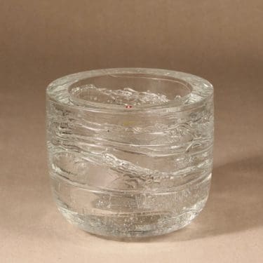 Iittala Arkipelago maljakko, signeerattu, suunnittelija Timo Sarpaneva, signeerattu, suuri, massiivinen