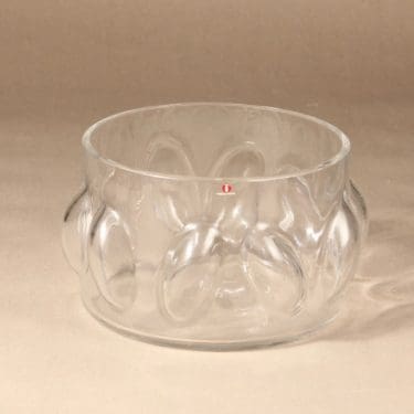 Iittala kulho, signeerattu, suunnittelija Timo Sarpaneva, signeerattu, Signeerattu TS