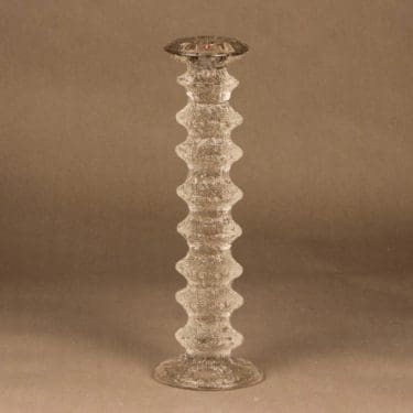 Iittala Festivo kynttilänjalka, 8-solmuinen, suunnittelija Timo Sarpaneva, 8-solmuinen, signeerattu