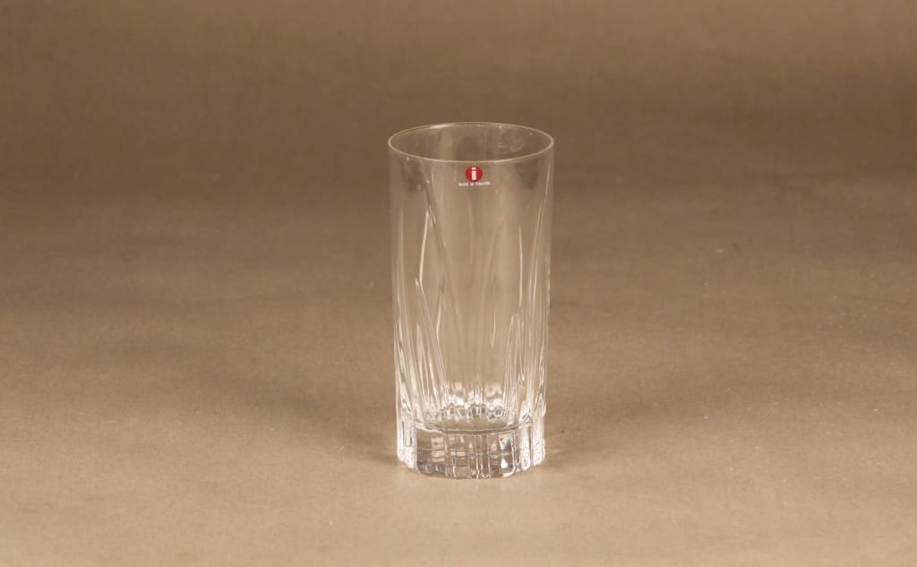 Iittala Jussi olutlasi, kirkas, suunnittelija Tapio Wirkkala,