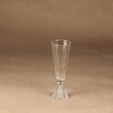 Iittala Briljant kuohuviinilasi, kirkas, suunnittelija Tapio Wirkkala,