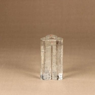 Iittala Arkipelago kynttilänjalka, kirkas, suunnittelija Timo Sarpaneva, massiivinen
