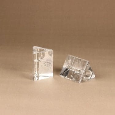 Iittala Arkipelago kynttilänjalka, 2 kpl, 2 kpl, suunnittelija Timo Sarpaneva, 2 kpl, massiivinen, kolmio