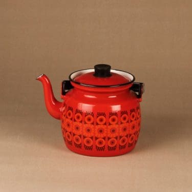 Finel Kehrä kahvipannu, 1.5 l, suunnittelija Raija Uosikkinen, 1.5 l, serikuva, retro