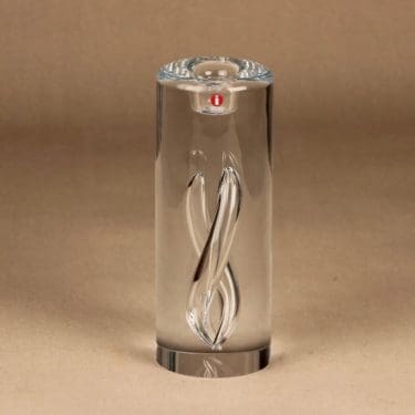 Iittala Janus kynttilänjalka, signeerattu, suunnittelija Timo Sarpaneva, signeerattu, numeroitu