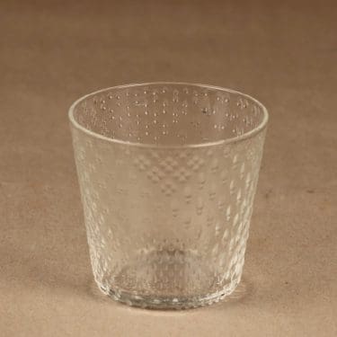 Nuutajärvi Tundra lasi, Old fashioned 18 cl, suunnittelija Oiva Toikka, Old fashioned 18 cl, 6 kappaleen ostajalle alkuperäinen paketti mukaan.
