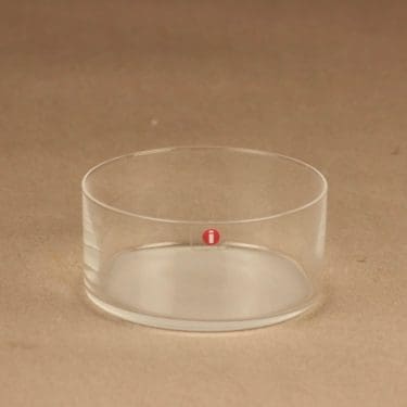 Iittala Marcel annoskulho, kirkas, matta, suunnittelija Timo Sarpaneva,