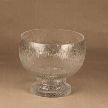 Iittala Kekkerit kulho, jalallinen, suunnittelija Timo Sarpaneva, jalallinen