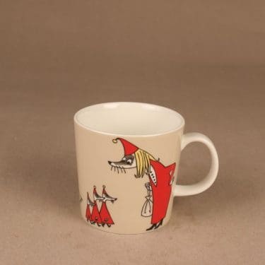 Arabia Muumi muumimuki, Vilijonkka, suunnittelija Tove Jansson/Tove Slotte-Elevant, Vilijonkka, muumimuki, muumi
