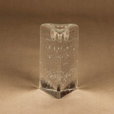 Iittala Arkipelago kynttilänjalka, kirkas, suunnittelija Timo Sarpaneva,