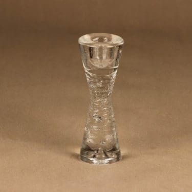 Iittala Arkipelago kynttilänjalka, kirkas, suunnittelija Timo Sarpaneva,