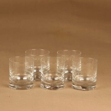 Iittala Jäänsärkijä snapsilasi, 6 cl, 5 kpl, suunnittelija Tapio Wirkkala, 6 cl