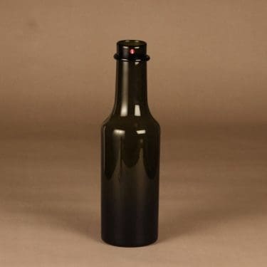 Iittala Rengaskaulapullo koristepullo, signeerattu, suunnittelija Tapio Wirkkala, signeerattu, numeroitu