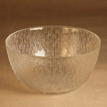 Iittala kulho, kirkas, suunnittelija Tapio Wirkkala,