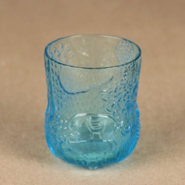 Nuutajärvi Fauna snapsilasi, 5 cl, suunnittelija Oiva Toikka, 5 cl, Eläin-aihe