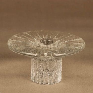 Iittala Bolero kynttilänjalka, kirkas, suunnittelija Tapio Wirkkala,
