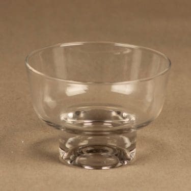 Iittala Future jälkiruokakulho, kirkas, suunnittelija Tapio Wirkkala,