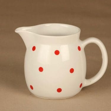 Arabia Ping Pong kaadin, 1 l, suunnittelija Raija Uosikkinen, 1 l, serikuva, retro