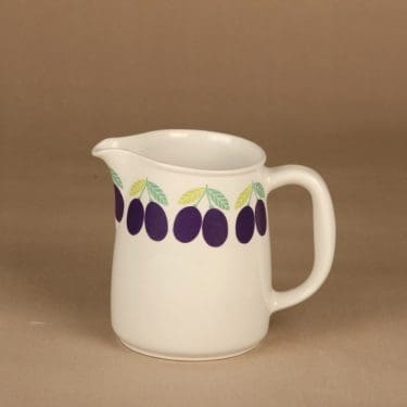 Arabia Pomona Luumu kaadin, 1 l, suunnittelija Raija Uosikkinen, 1 l, serikuva