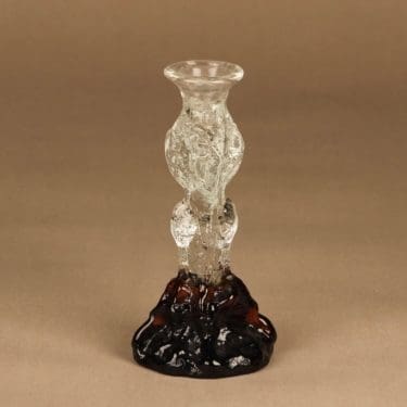 Humppila Kasvimaalla candle holder 20.5 cm brown designer Pertti Santalahti