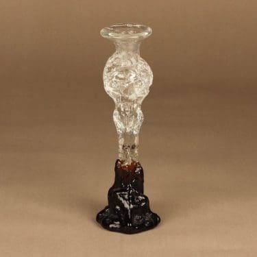 Humppila Kasvimaalla candle holder 26.5 cm brown designer Pertti Santalahti