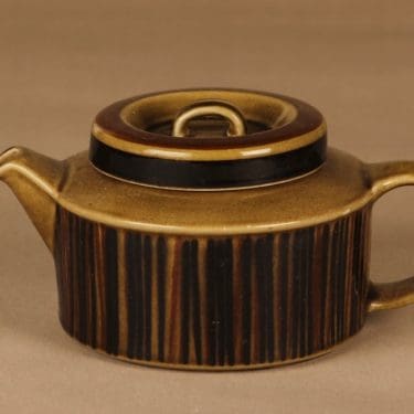 Arabia Kosmos teekaadin, 1.35 l, suunnittelija Gunvor Olin-Grönqvist, 1.35 l, puhalluskoriste