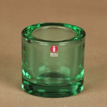 Iittala Kivi tuikkulyhty, vedenvihreä, suunnittelija Heikki Orvola,