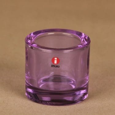 Iittala Kivi tuikkulyhty, vaalea lila, suunnittelija Heikki Orvola,