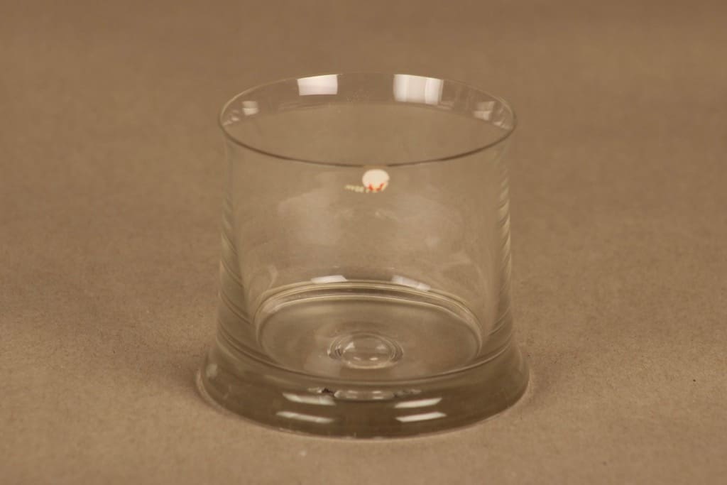 Iittala Kapteenin pöytä lasi, kirkas, suunnittelija Tapio Wirkkala, tilaustyö