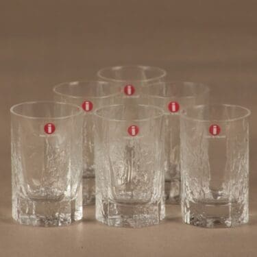 Iittala Kalinka snapsilasi, 6 cl, 6 kpl, suunnittelija Tapio Wirkkala, 6 cl